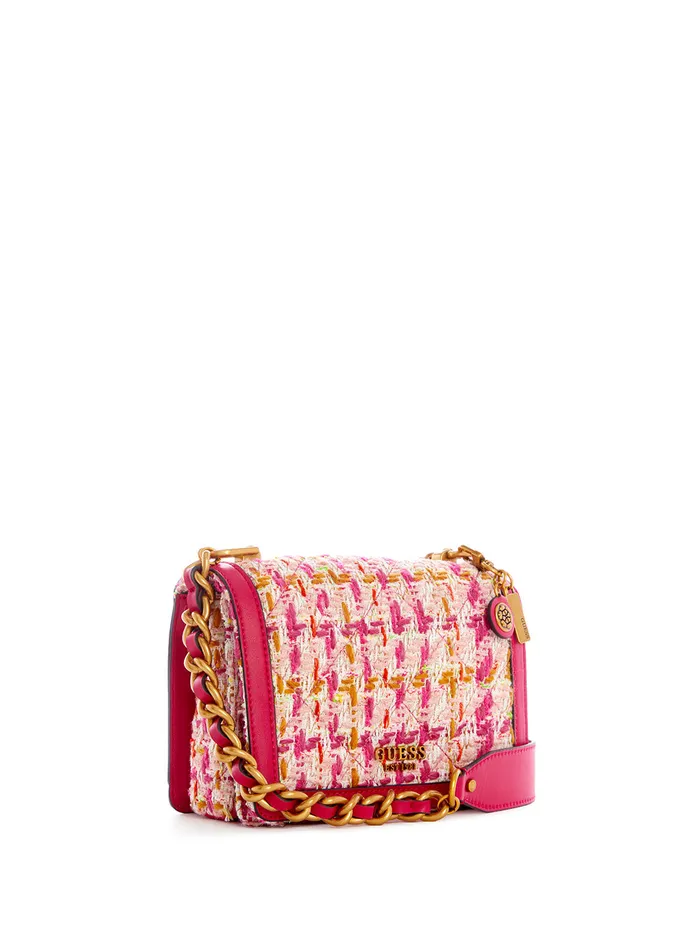 Women Crossbody GUESS Hot Pink Abey Crossbody Bag