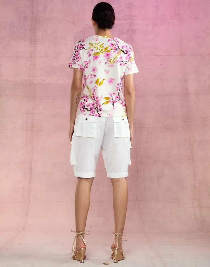 Women Cynthia Rowley Bottoms Cargo Board Shorts White Women Cynthia Rowley Bottoms Cargo Board Shorts White