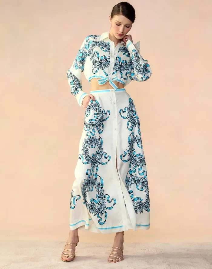 Women Cynthia Rowley Bottoms Marseille Skirt Wtblu Women Cynthia Rowley Bottoms Marseille Skirt Wtblu
