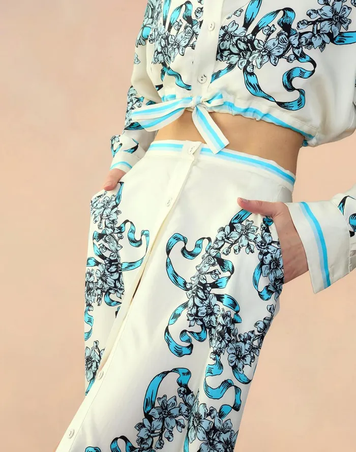 Women Cynthia Rowley Bottoms Marseille Skirt Wtblu Women Cynthia Rowley Bottoms Marseille Skirt Wtblu