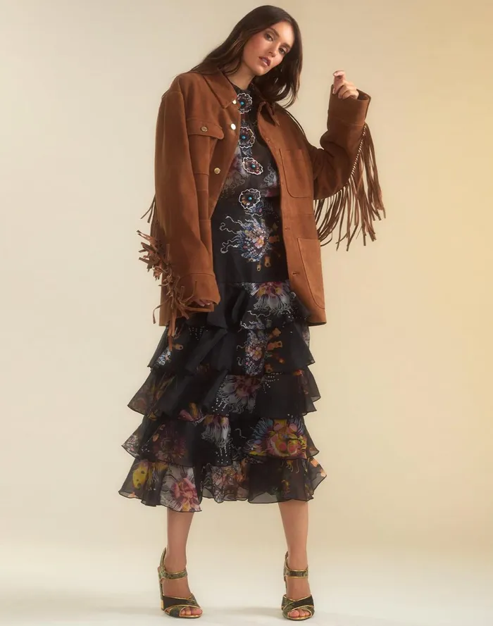 Women Cynthia Rowley Bottoms Prim Silk Organza Skirt Blkfl Women Cynthia Rowley Bottoms Prim Silk Organza Skirt Blkfl