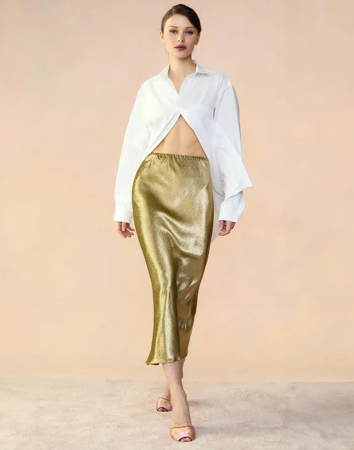 Women Cynthia Rowley Bottoms Shimmering Siren Skirt Green Women Cynthia Rowley Bottoms Shimmering Siren Skirt Green