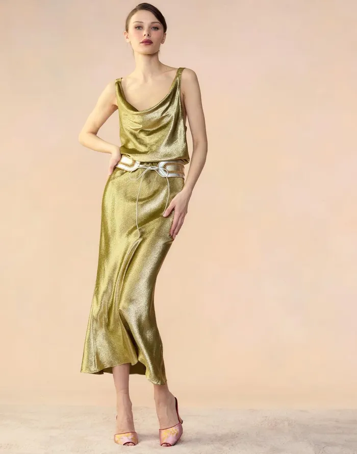 Women Cynthia Rowley Bottoms Shimmering Siren Skirt Green Women Cynthia Rowley Bottoms Shimmering Siren Skirt Green