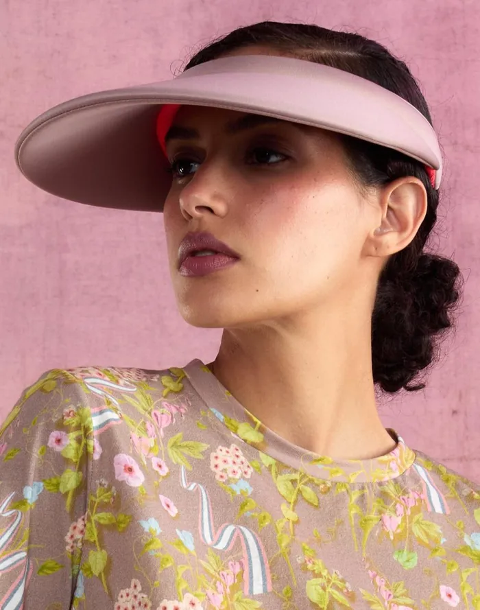 Women Cynthia Rowley Swim Bonded Visor Camel Women Cynthia Rowley Swim Bonded Visor Camel