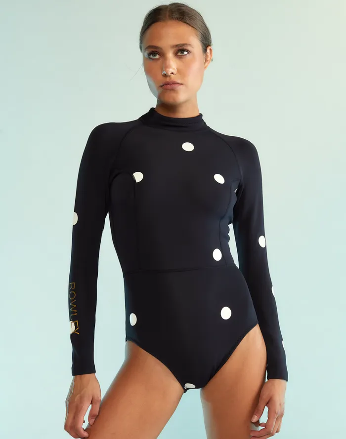 Women Cynthia Rowley Swim Cruz Wetsuit Bkwht Women Cynthia Rowley Swim Cruz Wetsuit Bkwht