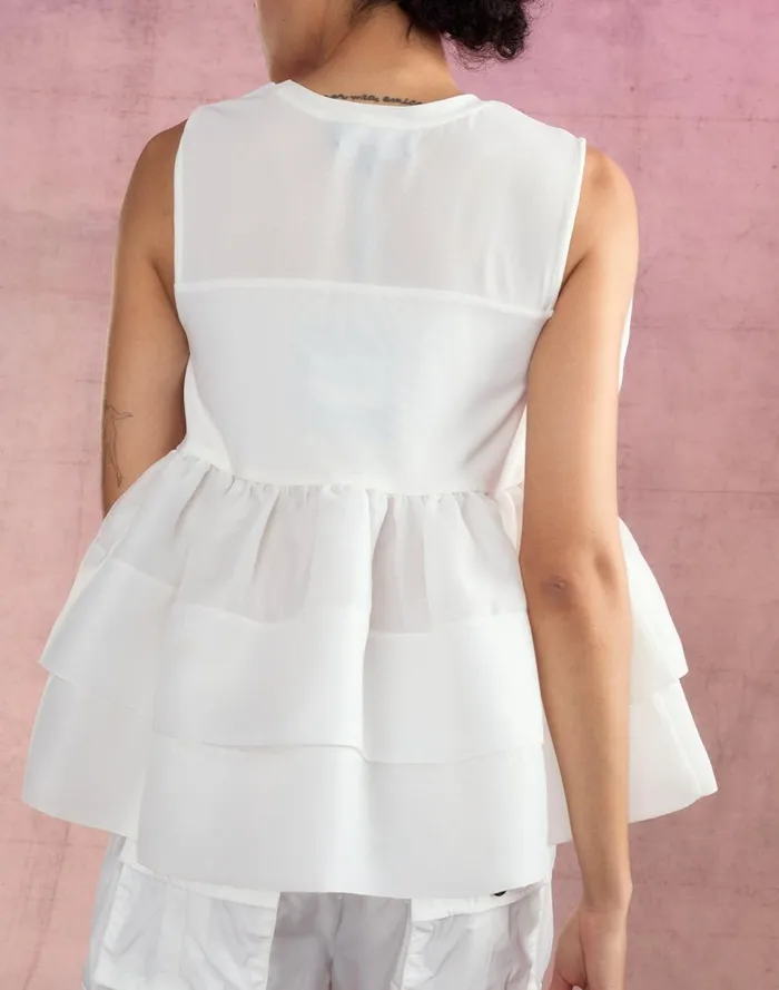 Women Cynthia Rowley Tops Blair Bow Top White Women Cynthia Rowley Tops Blair Bow Top White