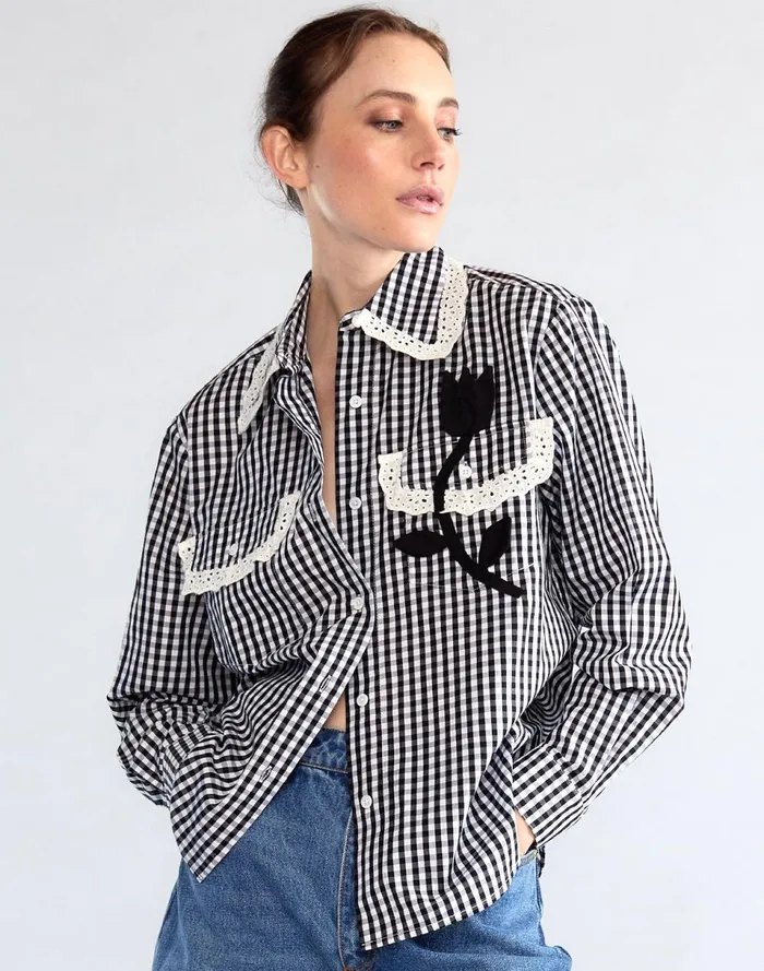 Women Cynthia Rowley Tops Not My First Rodeo Shirt Bwgnh
