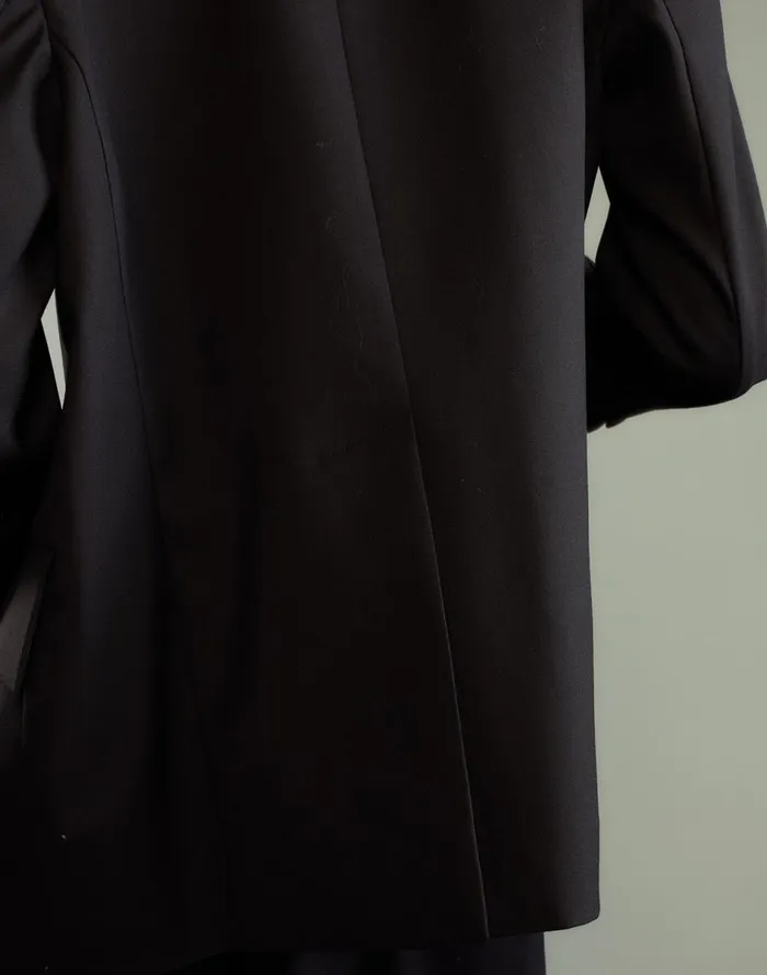 Women Cynthia Rowley Tops Wool Oversized Blazer Black Women Cynthia Rowley Tops Wool Oversized Blazer Black