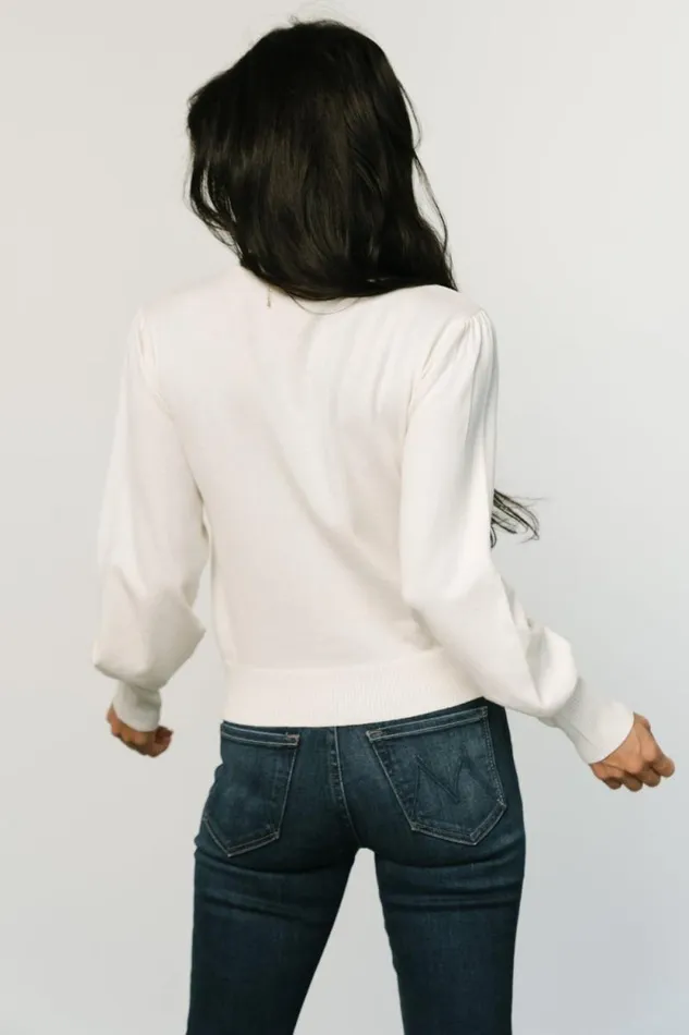 Women Danica Turtleneck Knit Top Ivory Baltic Born Blouses and Shirts Women Danica Turtleneck Knit Top Ivory Baltic Born Blouses and Shirts