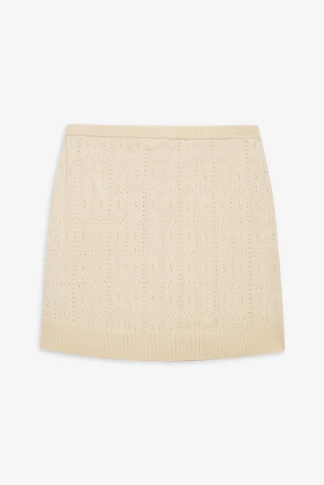 Women Daniela Knit Mini Skirt Beige For Love and Lemons Tops Women Daniela Knit Mini Skirt Beige For Love and Lemons Tops