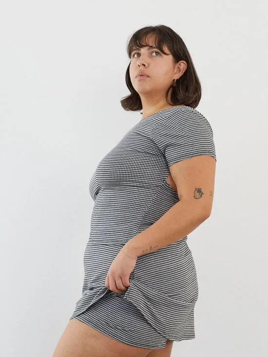 Women Darcy Skort Caviar Gingham Bottoms Lisa Says Gah