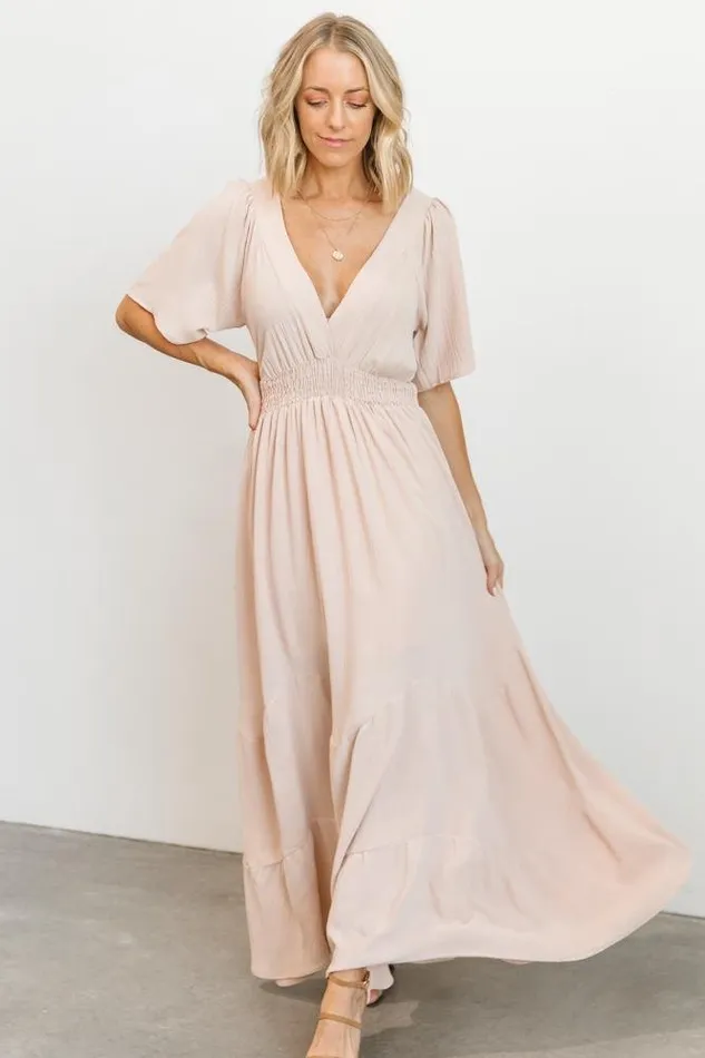 Women Delilah Maxi Dress Blush Baltic Born Maxi Dresses