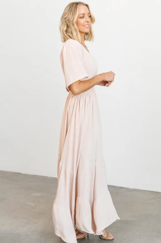 Women Delilah Maxi Dress Blush Baltic Born Maxi Dresses