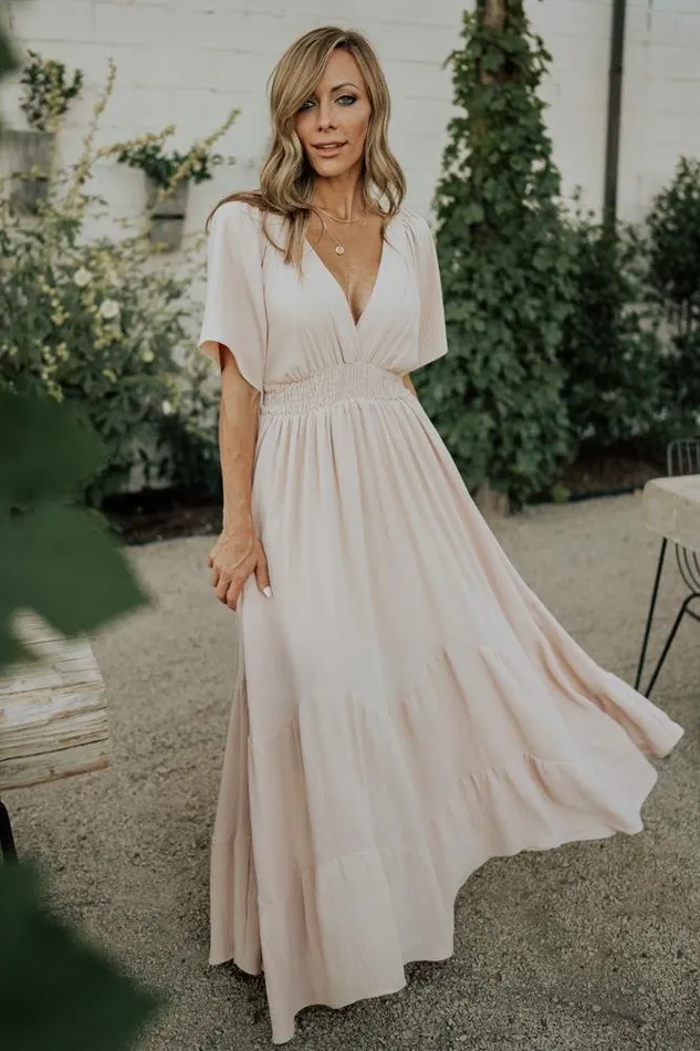 Women Delilah Maxi Dress Blush Baltic Born Maxi Dresses