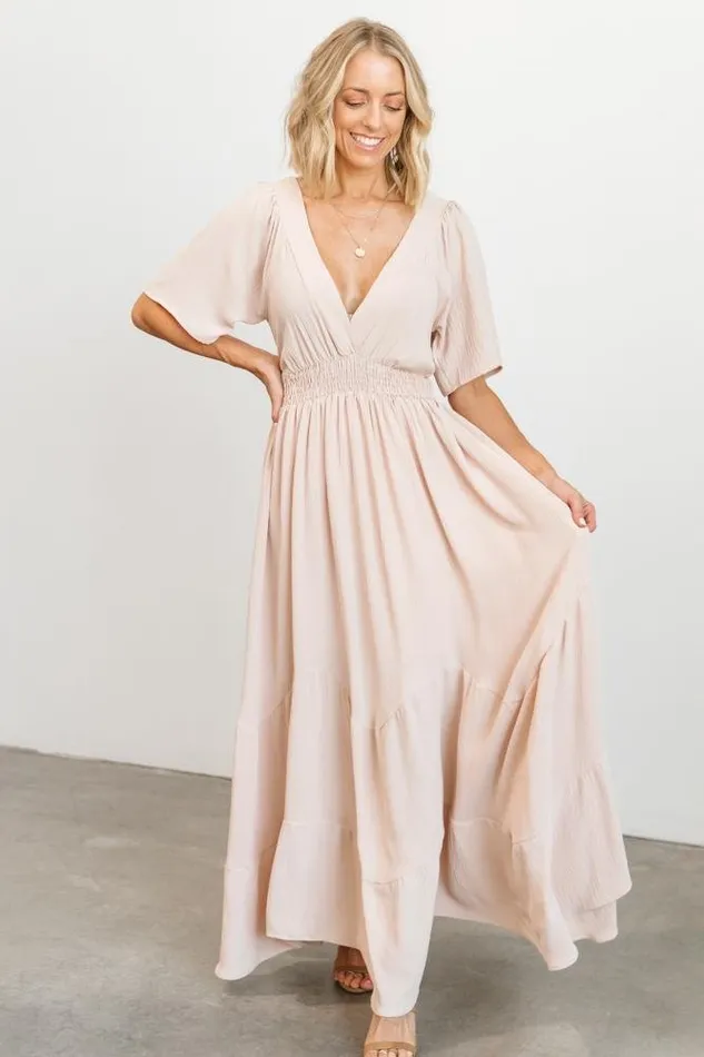 Women Delilah Maxi Dress Blush Baltic Born Maxi Dresses