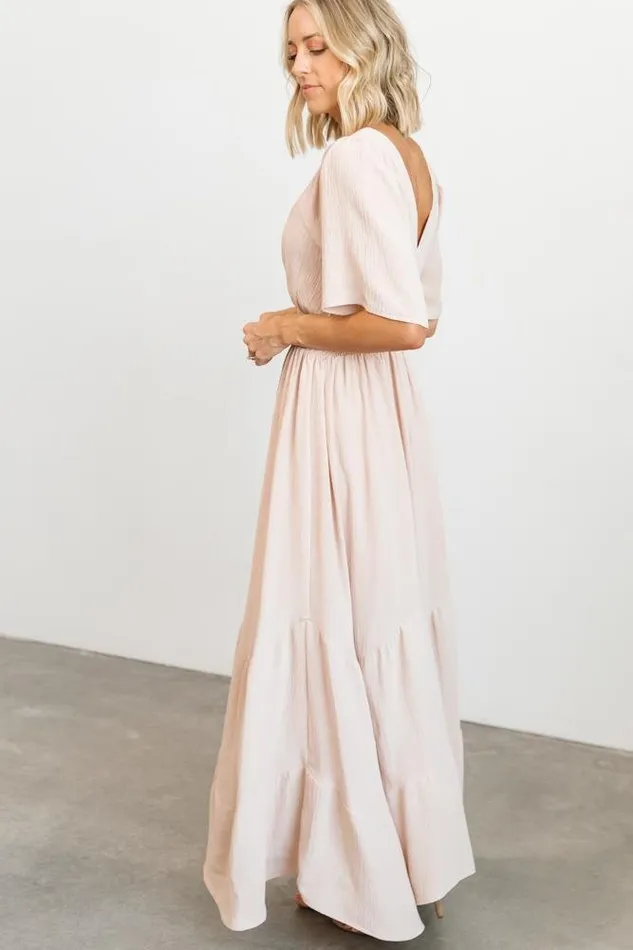 Women Delilah Maxi Dress Blush Baltic Born Maxi Dresses