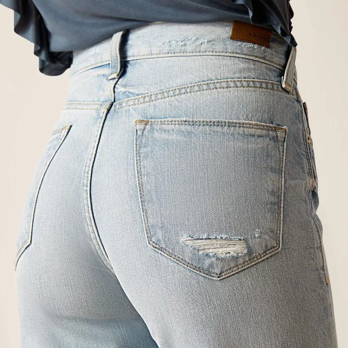 Women Denim Ariat Ultra High Rise Tomboy Straight Jean Mykonos Women Denim Ariat Ultra High Rise Tomboy Straight Jean Mykonos