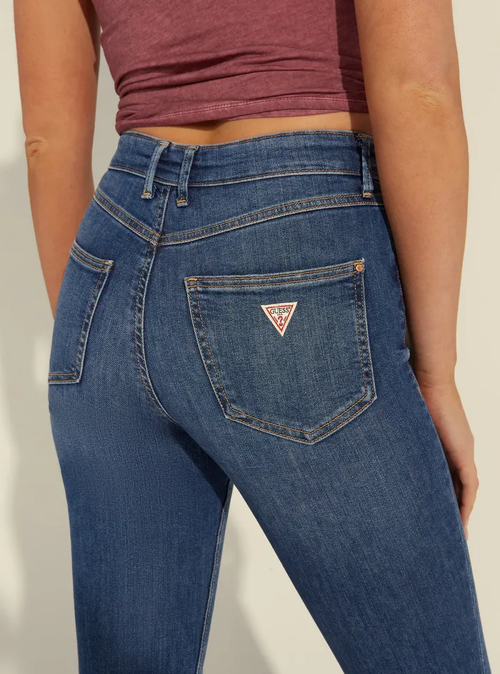 Women Denim GUESS Highrise Skinny Denim Jeans In Carrie Mid Wash Women Denim GUESS Highrise Skinny Denim Jeans In Carrie Mid Wash