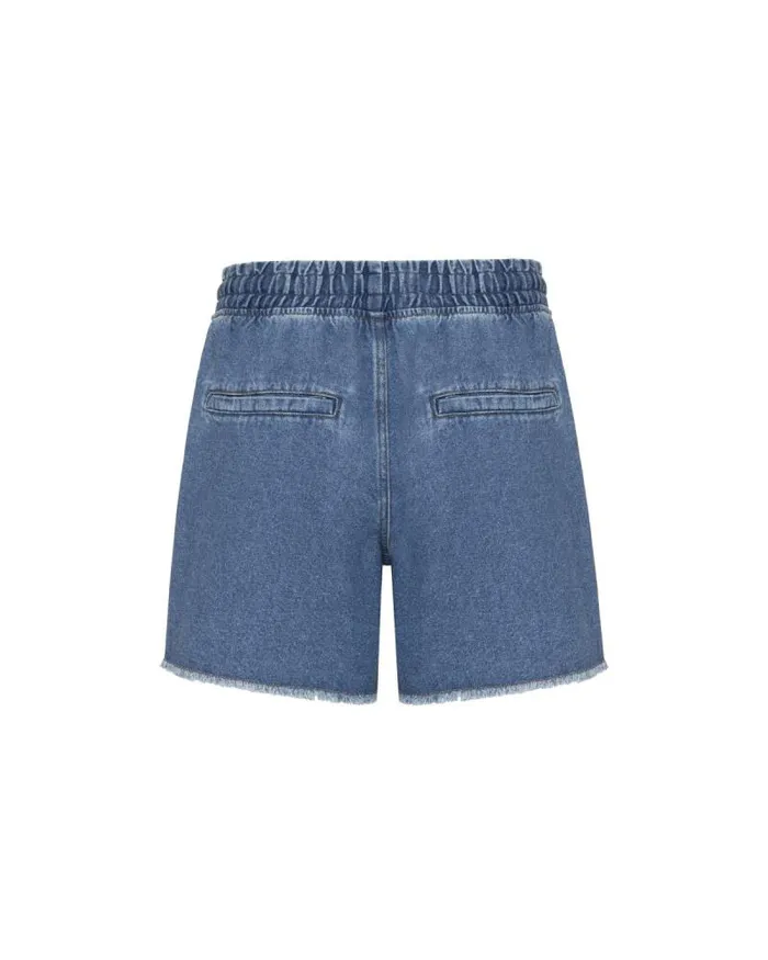 Women Denim PatBO HAND BEADED DENIM SHORTS Denim