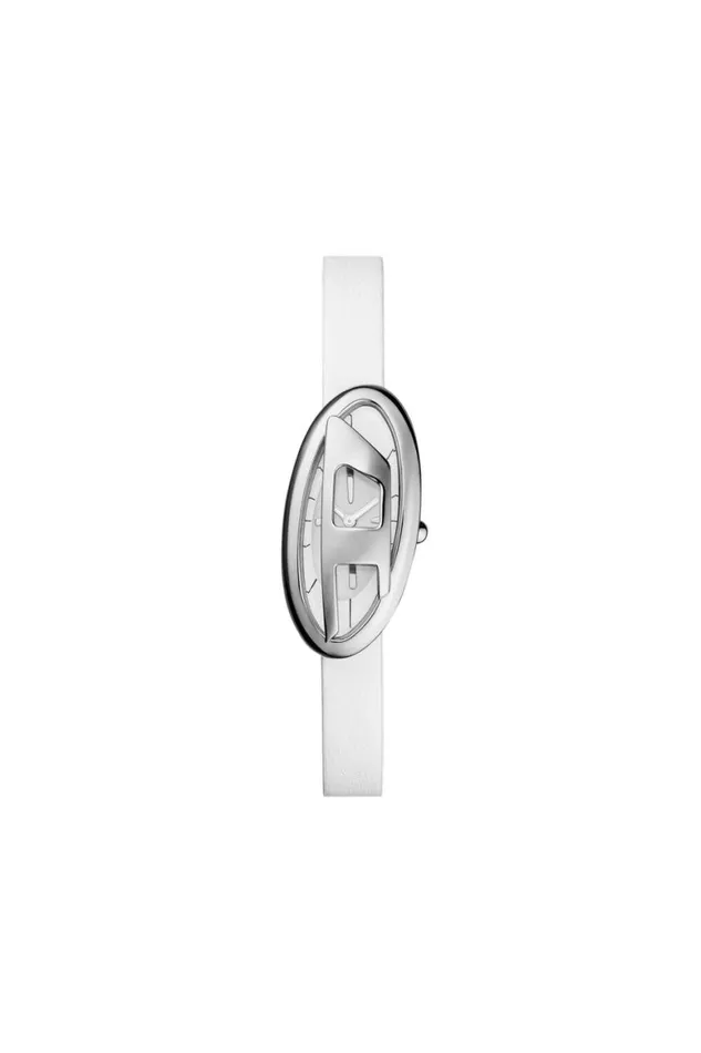 Women Diesel Caps Hats and Scarves DZ5613 WATCH White