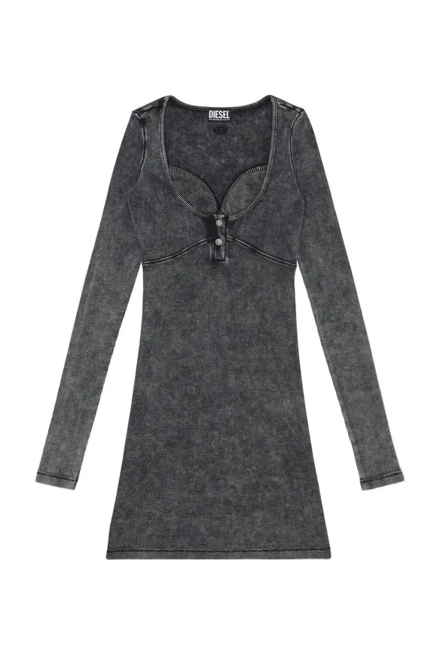 Women Diesel Dresses DBRANETTE Black Women Diesel Dresses DBRANETTE Black