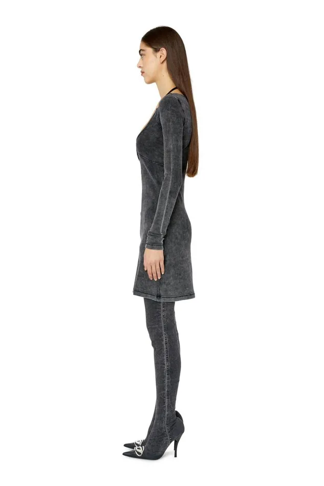Women Diesel Dresses DBRANETTE Black Women Diesel Dresses DBRANETTE Black
