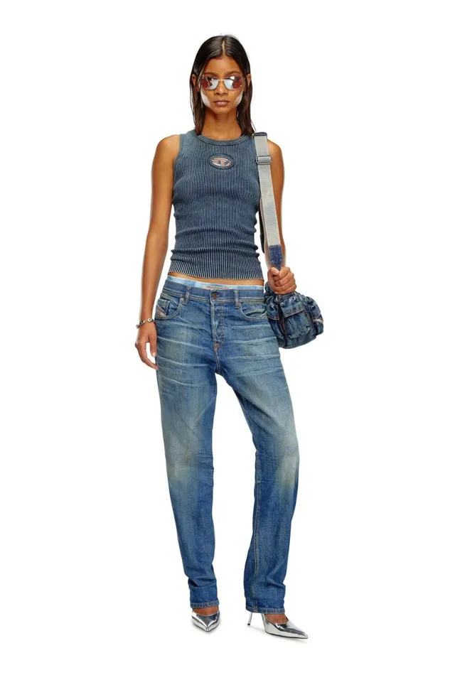 Women Diesel Knitwear MANCHORASL Dark Blue