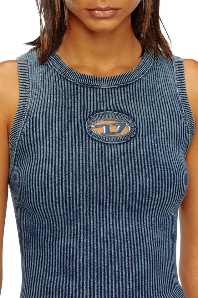 Women Diesel Knitwear MANCHORASL Dark Blue Women Diesel Knitwear MANCHORASL Dark Blue