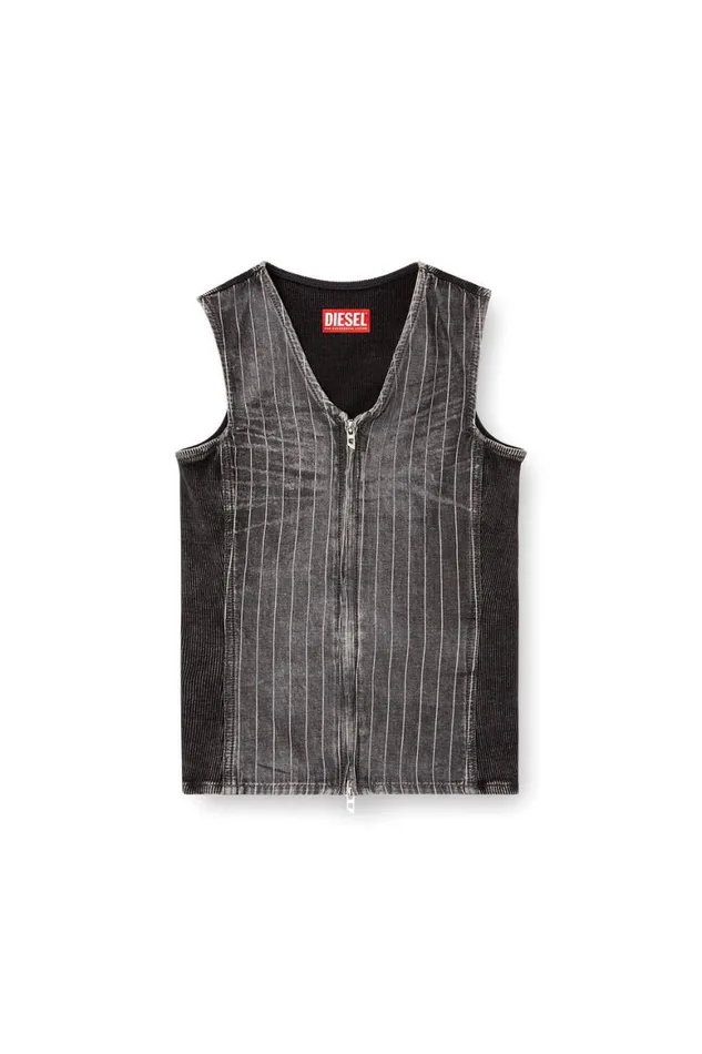 Women Diesel TShirts and Tops DENESSIS Greyblack Women Diesel TShirts and Tops DENESSIS Greyblack