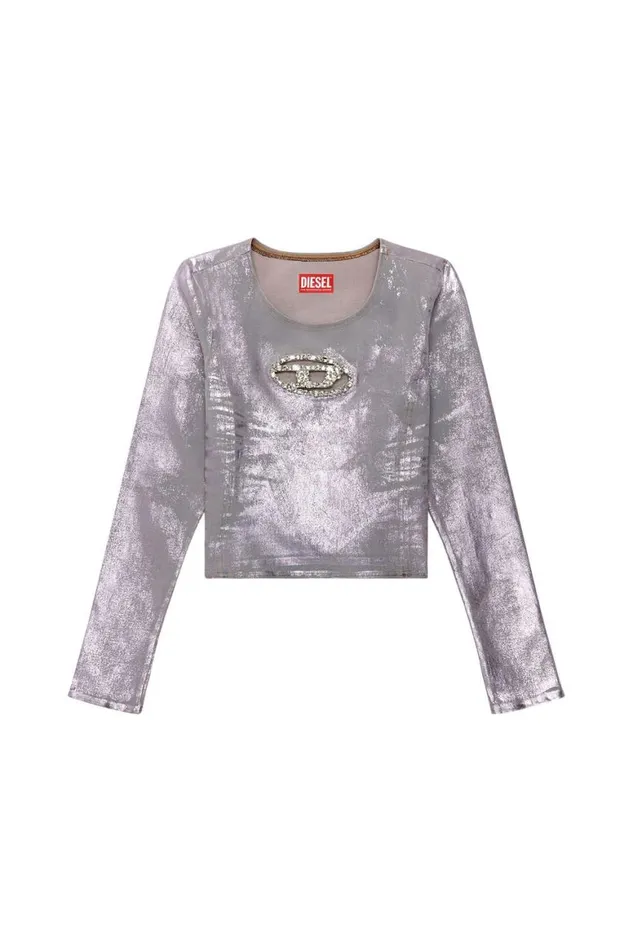 Women Diesel TShirts and Tops DETOP1FSE Pink Women Diesel TShirts and Tops DETOP1FSE Pink