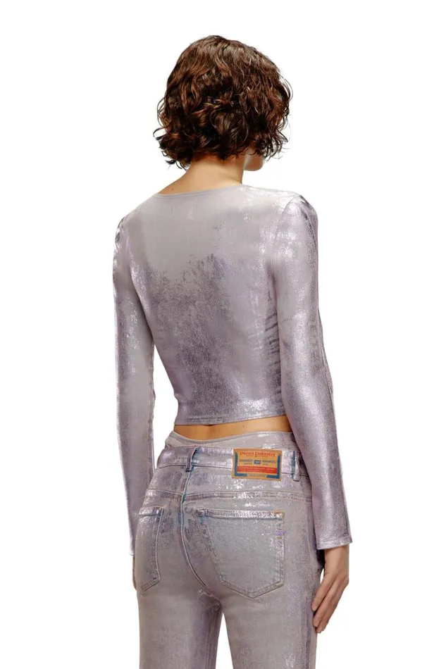 Women Diesel TShirts and Tops DETOP1FSE Pink Women Diesel TShirts and Tops DETOP1FSE Pink