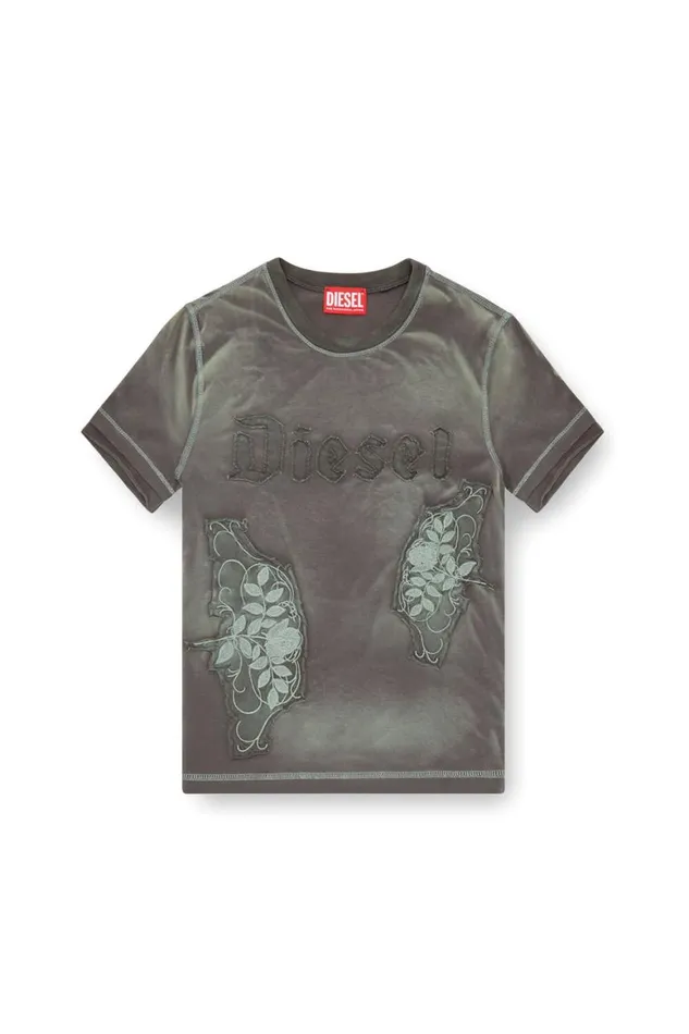 Women Diesel TShirts and Tops TUNCUT Green Women Diesel TShirts and Tops TUNCUT Green