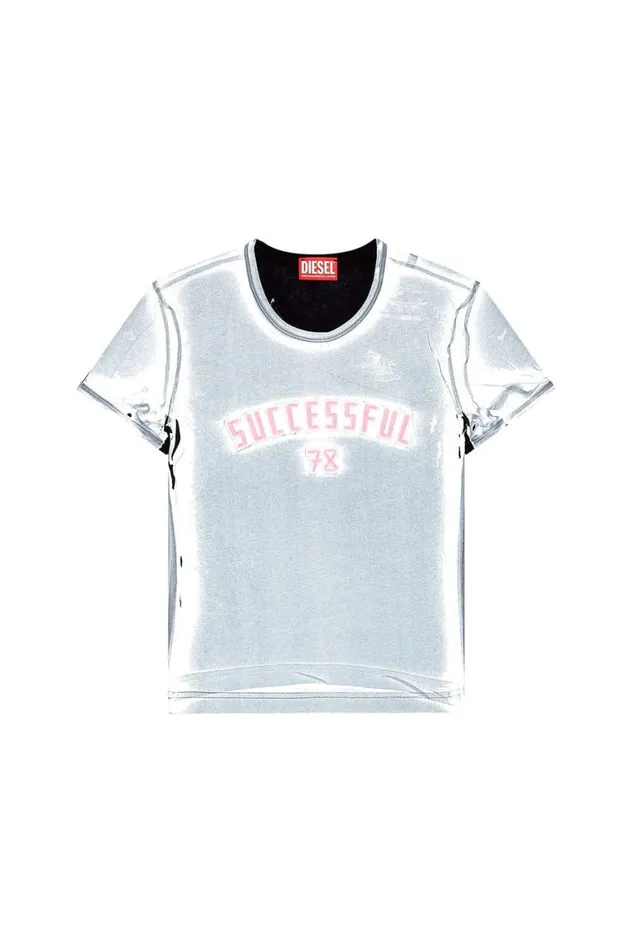 Women Diesel TShirts and Tops TUNCUTIELONGM2 Light Blue Women Diesel TShirts and Tops TUNCUTIELONGM2 Light Blue