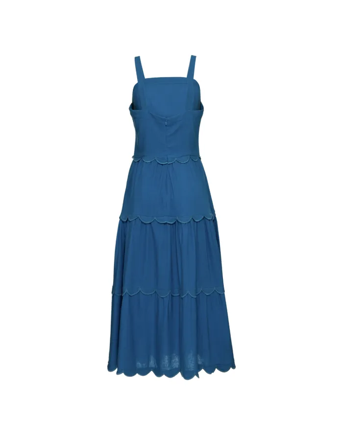 Women Dresses and Jumpsuits PatBO Linen Midi Dress Blue