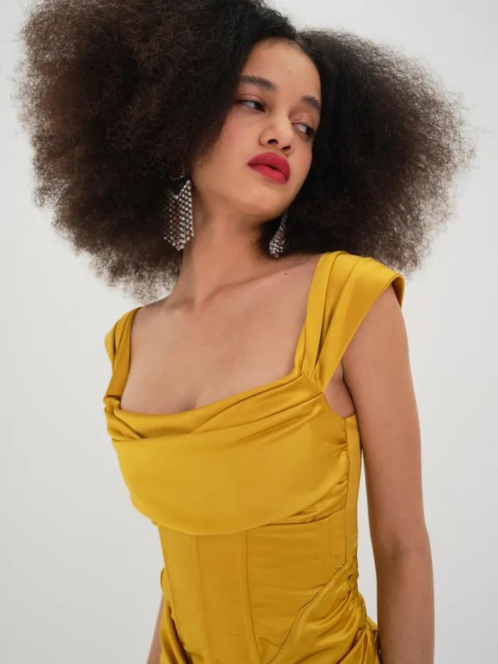 Women Drew Mini Dress Yellow For Love and Lemons Dresses Women Drew Mini Dress Yellow For Love and Lemons Dresses