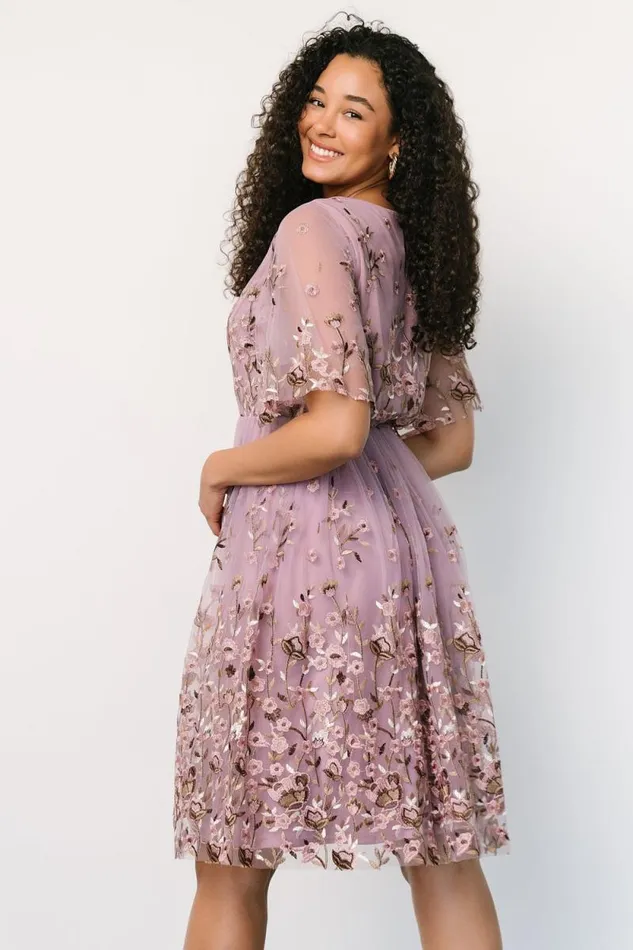 Women Duchess Tulle Dress Lilac Garden Baltic Born Short Dresses Women Duchess Tulle Dress Lilac Garden Baltic Born Short Dresses