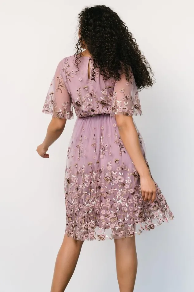 Women Duchess Tulle Dress Lilac Garden Baltic Born Short Dresses Women Duchess Tulle Dress Lilac Garden Baltic Born Short Dresses
