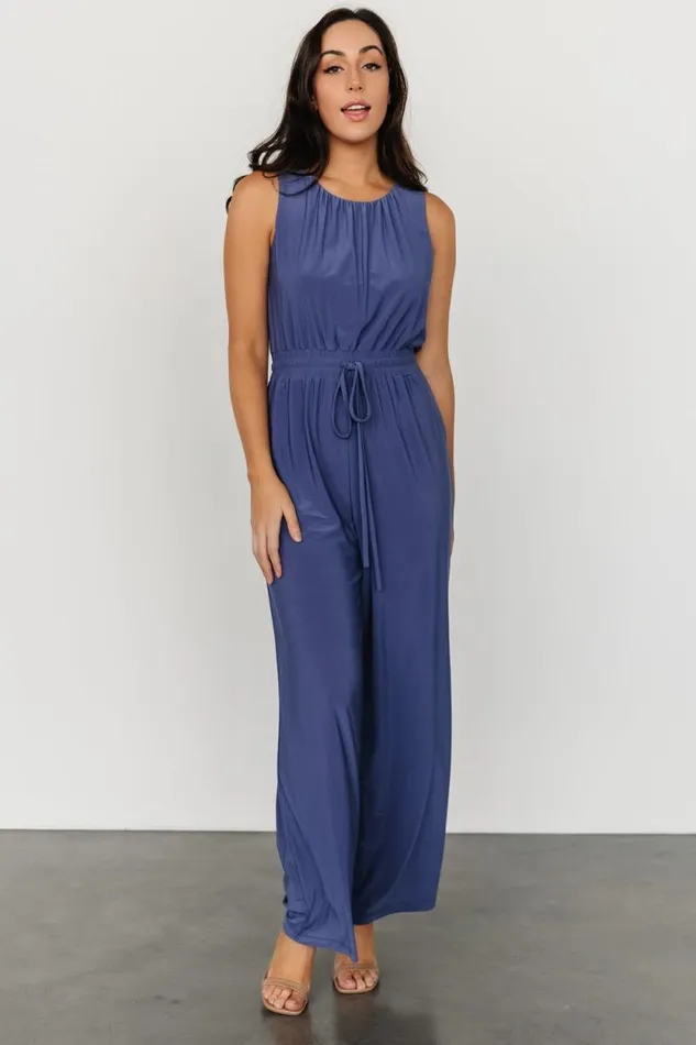 Women Dylan Jumpsuit French Blue Baltic Born Jumpsuits and Rompers
