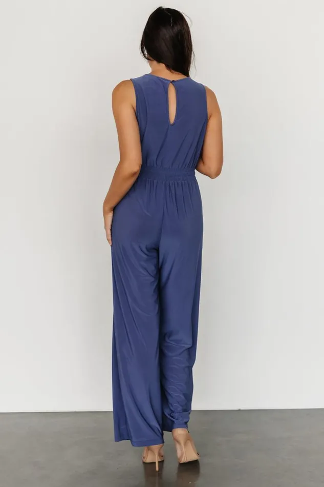 Women Dylan Jumpsuit French Blue Baltic Born Jumpsuits and Rompers Women Dylan Jumpsuit French Blue Baltic Born Jumpsuits and Rompers