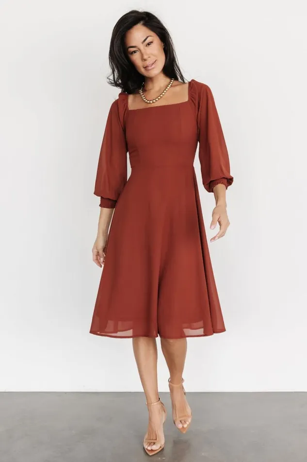 Women Elise Short Dress Cinnamon Baltic Born Short Dresses