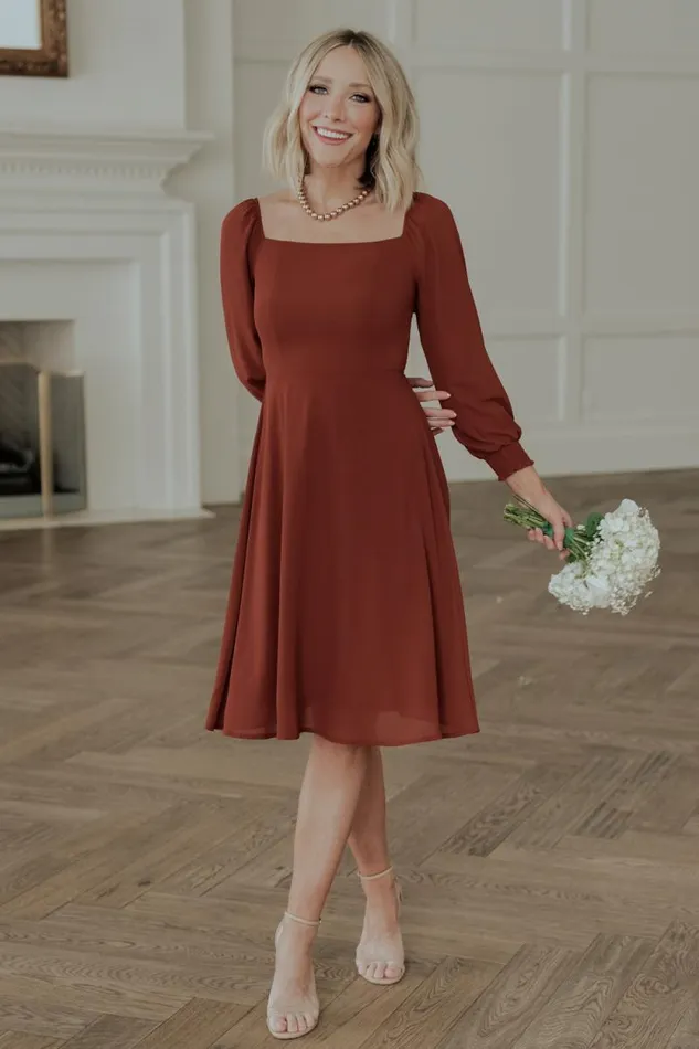 Women Elise Short Dress Cinnamon Baltic Born Short Dresses Women Elise Short Dress Cinnamon Baltic Born Short Dresses