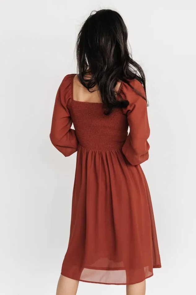 Women Elise Short Dress Cinnamon Baltic Born Short Dresses Women Elise Short Dress Cinnamon Baltic Born Short Dresses