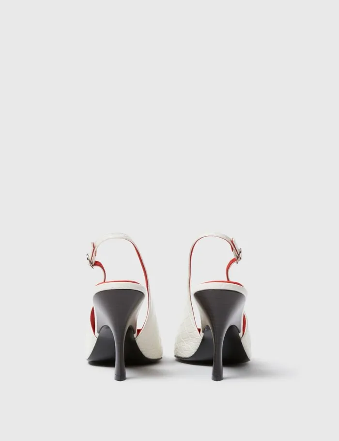 Women Elsa Pointed Toe Slingbacks Stone Stella McCartney Heels Women Elsa Pointed Toe Slingbacks Stone Stella McCartney Heels