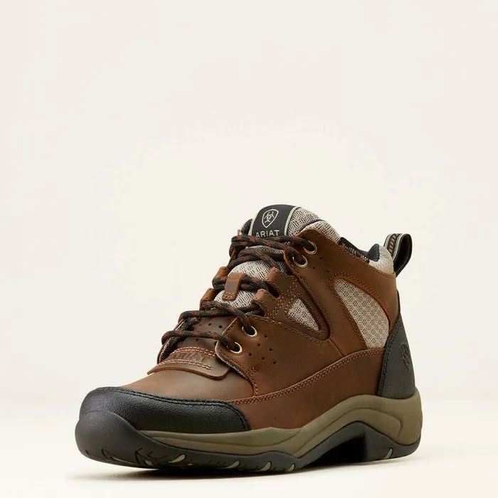 Women English Riding Boots Ariat Terrain VentTEK 360 Boot Distressed Browntaupe