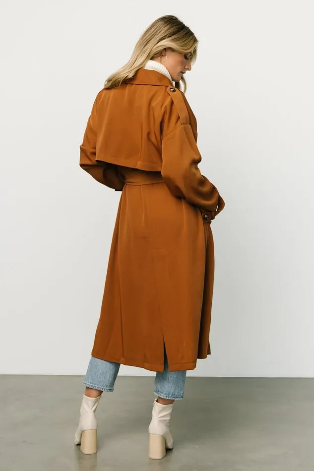 Women Escalante Trench Coat Camel Baltic Born Outerwear Women Escalante Trench Coat Camel Baltic Born Outerwear