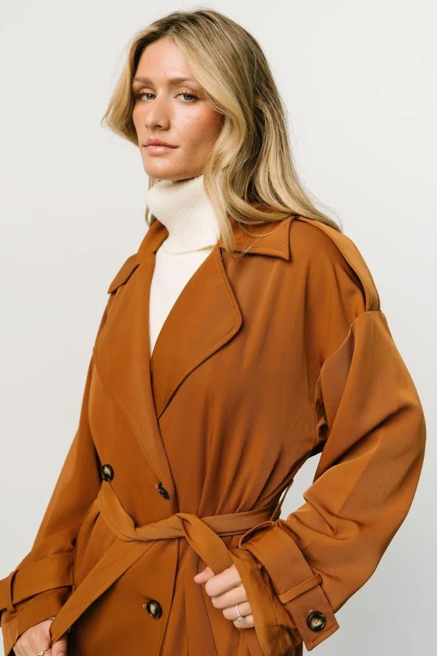 Women Escalante Trench Coat Camel Baltic Born Outerwear Women Escalante Trench Coat Camel Baltic Born Outerwear