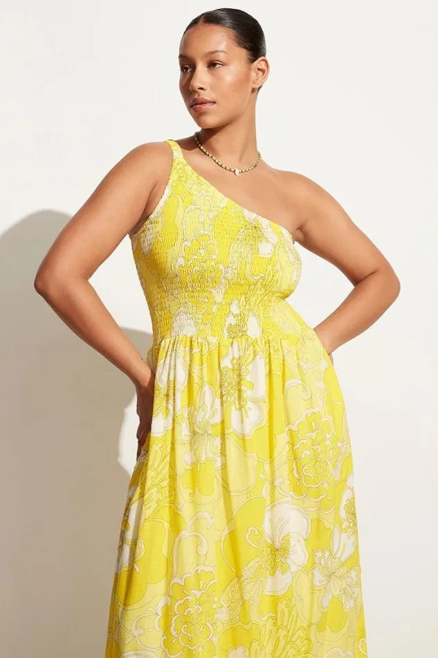Women Faithfull The Brand Dresses Khalani Midi Dress La Frana Floral Print 8211 Final Sale