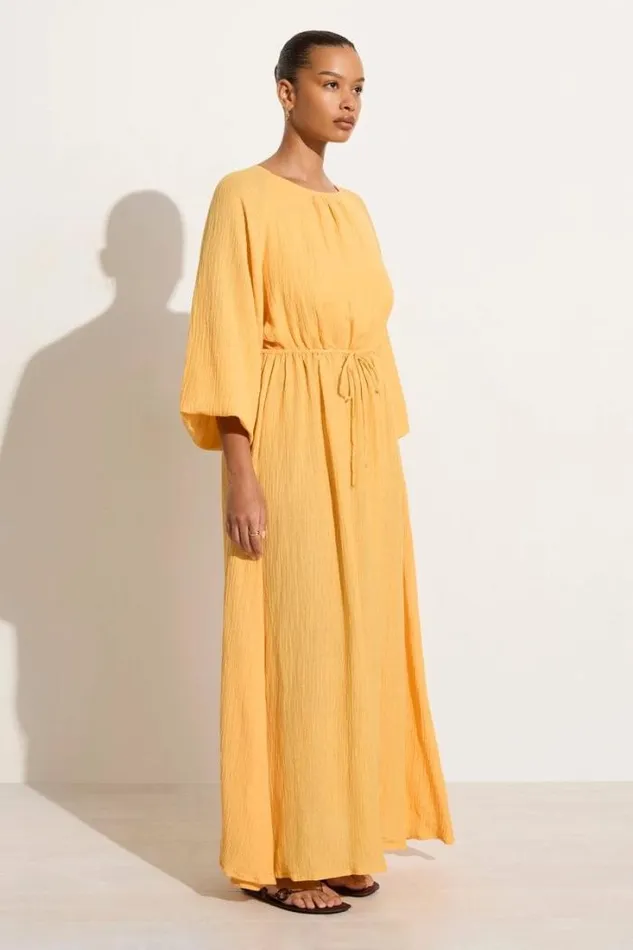 Women Faithfull The Brand Dresses Rosalie Maxi Dress Saffron 8211 Final Sale