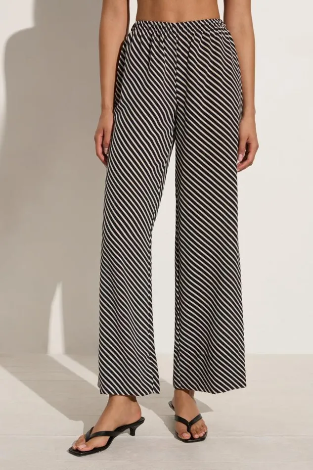 Women Faithfull The Brand Pants Monforte Pant Toscano Stripe Black