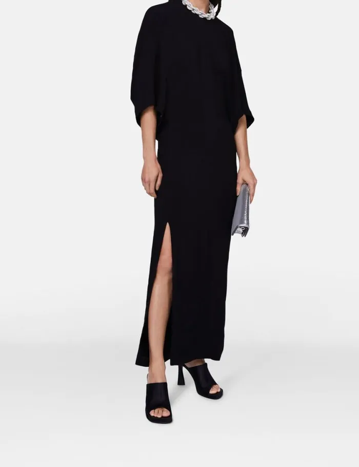 Women Falabella Crystal Chain Maxi Dress Black Stella McCartney Dresses Women Falabella Crystal Chain Maxi Dress Black Stella McCartney Dresses